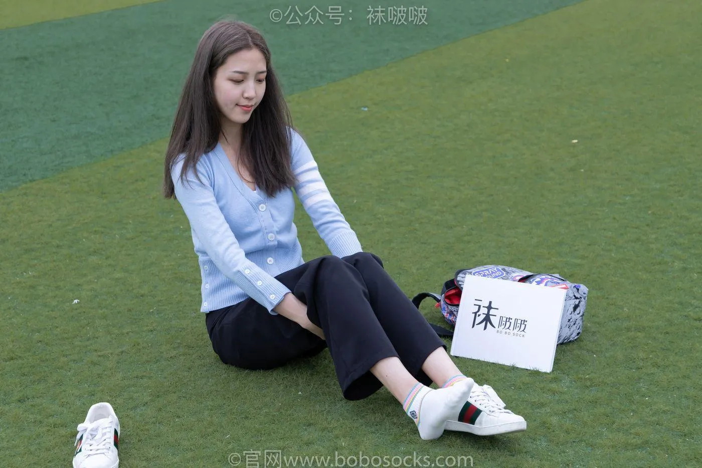 [BoBoSocks袜啵啵]NO.021 泡芙-板鞋、白棉袜、裸足 [131P]插图9